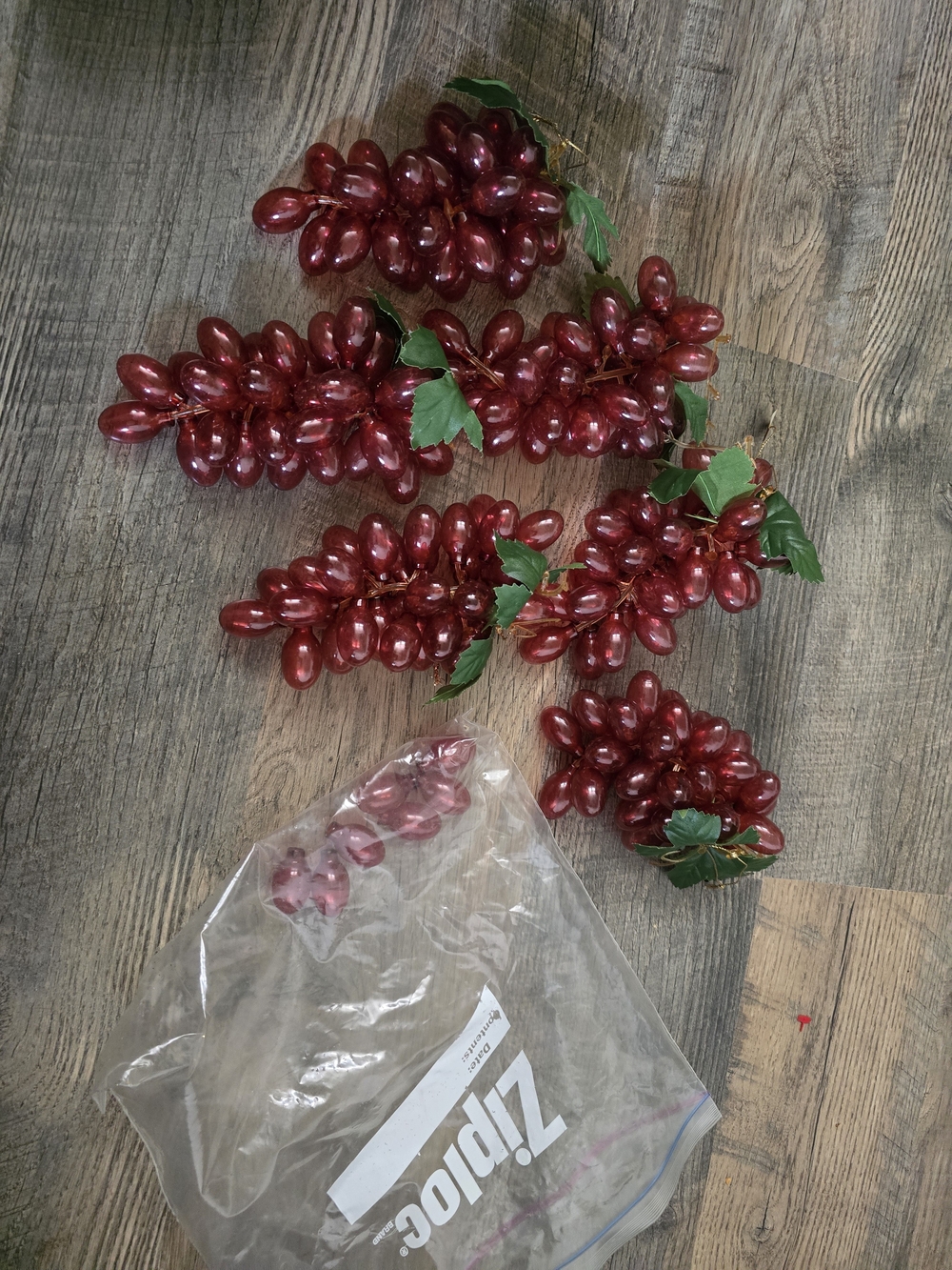 Vintage Jim Marvin Grape Bunches for Home Holiday Decor
